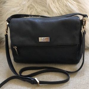 Kate Spade black pebble cross body bag